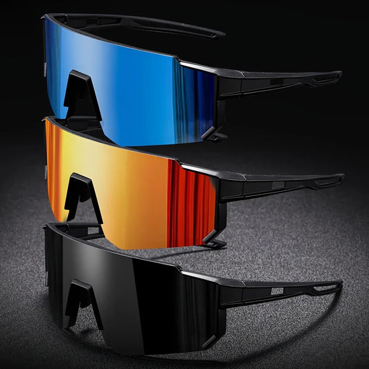 VEGA Oversize Shield - Gafas Ciclismo Profesional UV400 Protección Total