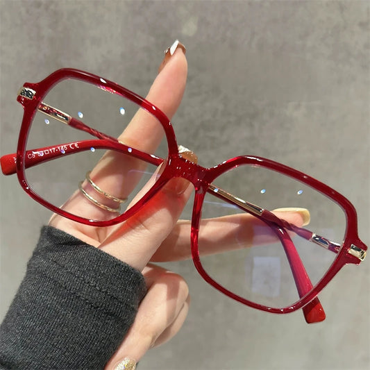 VEGA Vision Pro Reader - Gafas de Lectura Poligonales Premium Anti Luz Azul